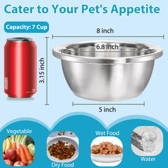 WRINGKIT 7-cup capacity bowl with 8-inch diameter for roomy meals