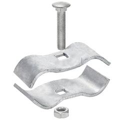 WRINGKIT galvanized iron fence clamp resists rust for outdoor use.