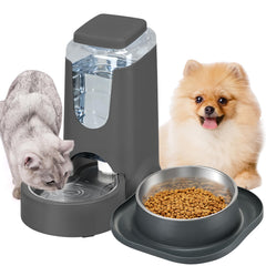 WyfKyd automatic water feeder shows 1-gallon capacity for pet hydration when away