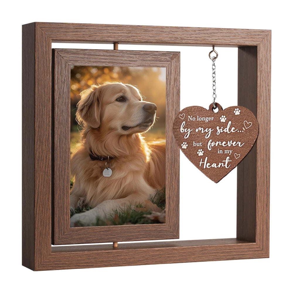 X-partner 4x6 pet memorial frame front view for lasting memories.