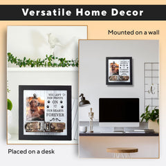 X-partner pet memorial frame heartfelt-tribute-design highlights paw-print memory as a comforting keepsake