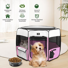 X-ZONE PET playpen 59-inch diameter for spacious containment