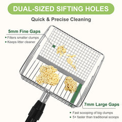 XBX stable scoop holder keeps the tool upright for tidy storage