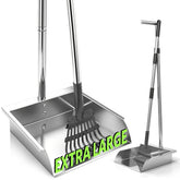 XDMURYM pooper scooper long-handle design keeps back comfortable during yard cleanup.