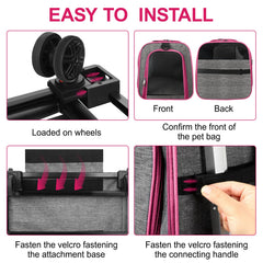 Xeoca expandable side panel shows extra space for pets