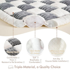 XFEXM Dog Bed Mat offers multi-function use as car mat, sofa protector, or travel pad.