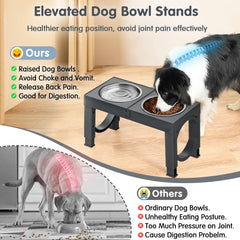 XIAZ anti-slip-pads closeup stable feeding during meals.