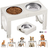 XiaZ comedero elevado para perros de 1 litro con soporte estable