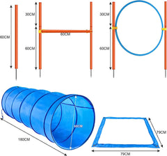 XiaZ dog agility jump hurdle adjustable height for varied training.