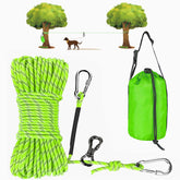 XiaZ dog tie out cable 50ft setup for outdoor camping and easy installation