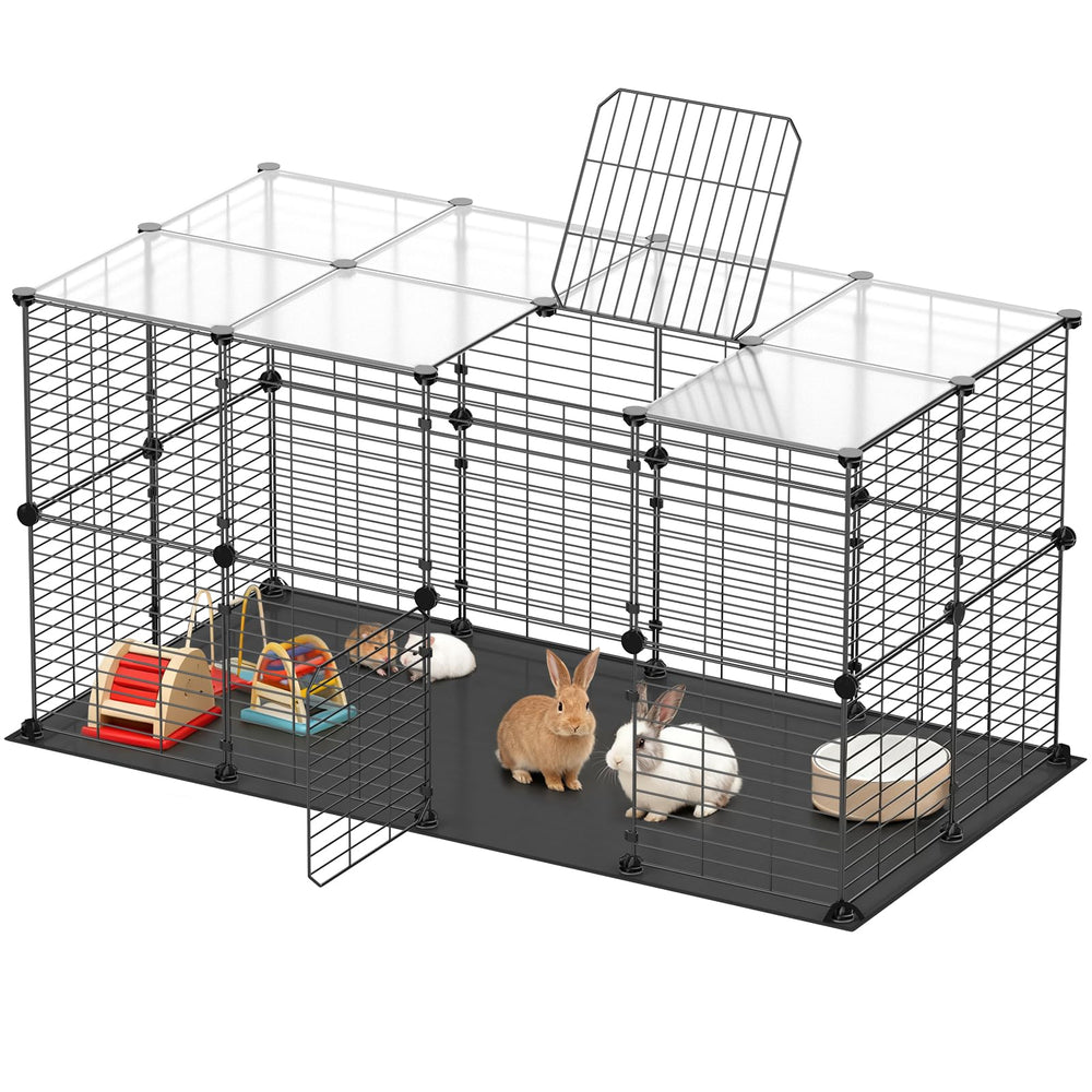 XiaZ Guinea Pig Cages assembly in minutes for quick pet setup.