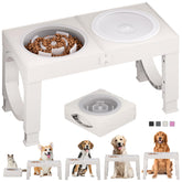 XiaZ slow feeder bowl stand elevated design for comfortable, calm meals.