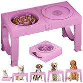 XiaZ slow-feeder bowl stand reduces eating speed for calmer, healthier meals.