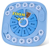 XIGOU dog puzzle toy packaging box, gift-ready enrichment for pets.