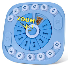 XIGOU dog puzzle toy packaging box, gift-ready enrichment for pets.