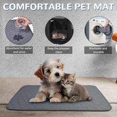 Xihan playpen top cover provides shade and ventilation.