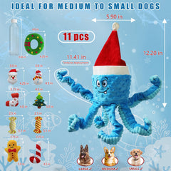 XIHULGJIN small dog toys inside octopus promote curious exploration.
