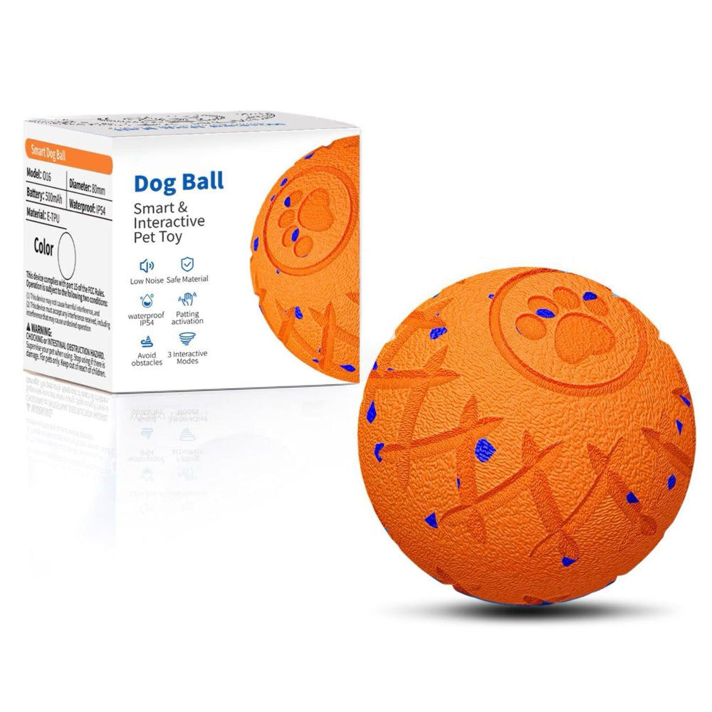 XINGZUAN interactive dog ball rolls and keeps dogs engaged during play.
