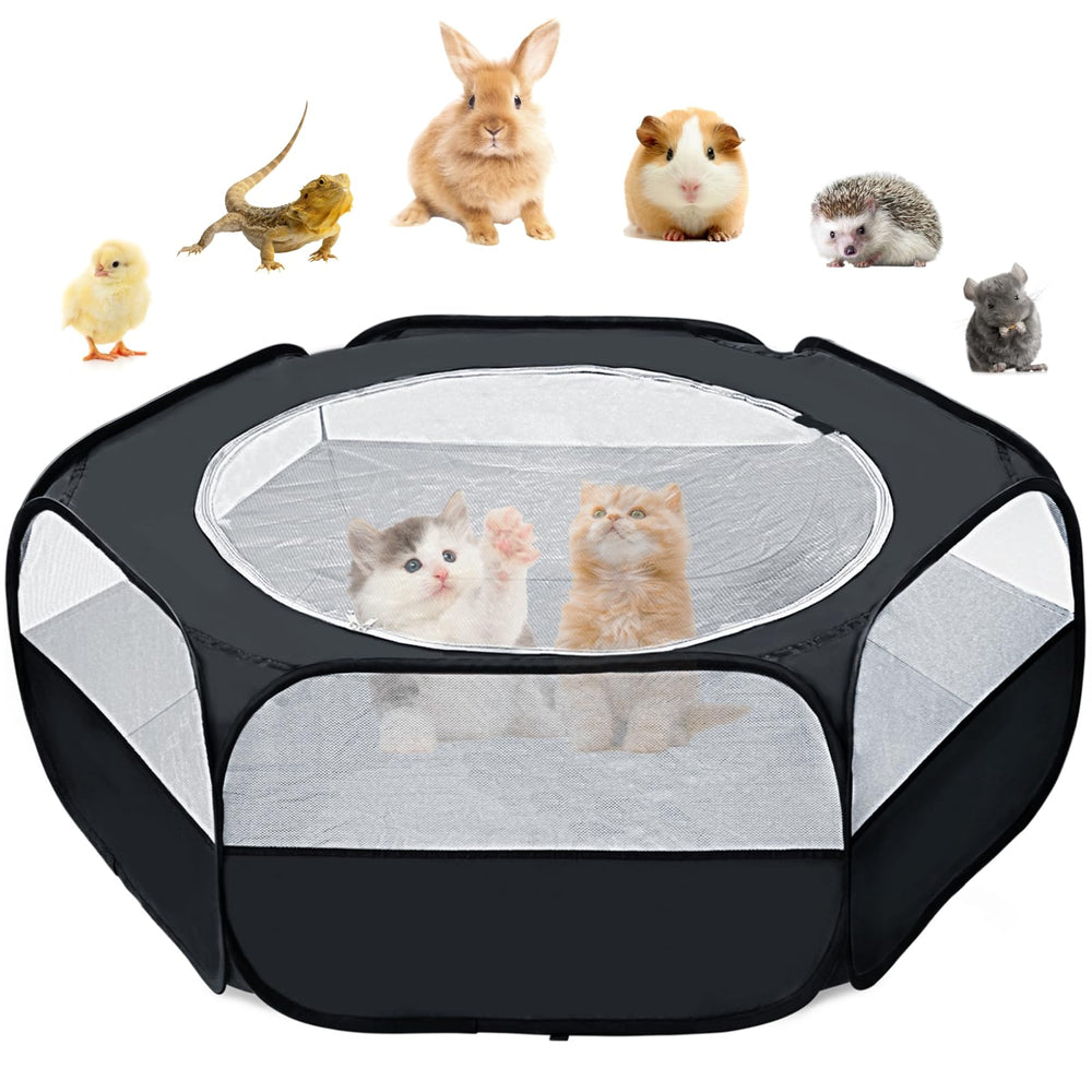 XIRGS small animal playpen with cover ready for safe indoor playtime