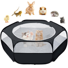 XIRGS small animal playpen with cover ready for safe indoor playtime