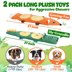 XIUGOAL squeaky-crinkle dog toy captures attention, promoting interactive play and mental stimulation.