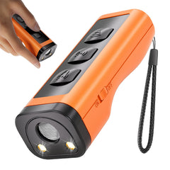 Xiuxun dog bark deterrent device front view shows compact, portable design for at-home or outdoor training