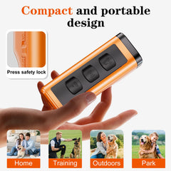 Xiuxun dog bark deterrent device ultrasonic emission demonstrates safe, humane training signal