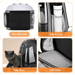 XIZIX Cat Carrier Backpack ergonomic 3-in-1 system for versatile carrying
