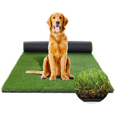XLX TURF large grass pad close-up shows a plush pile for comfortable dog potty sessions.