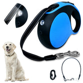 XMZALST retractable leash 16ft blue offers hands-free control during daily dog walks