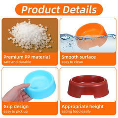 xozeooeu pet bowls safe dishwasher-friendly surface keeps meals clean