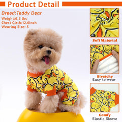 XPUDAC dog pajamas 4-pack donuts pattern cozy lounge wear