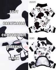 XPUDAC dog pajamas pull-on-off design eases dressing