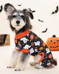XPUDAC Halloween dog pajamas pumpkin details for a playful look