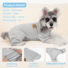 XPUDAC fleece dog pajamas navy color ideal for chilly walks