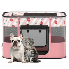 XRG Dog and CAT Pop Play Pen assembled for a spacious indoor play session.