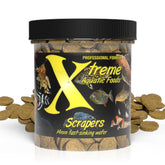 Xtreme Scrapers Wafers package close-up showcasing USA-made quality and nutrition.