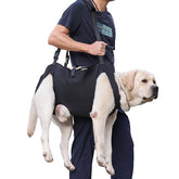 XUANNIAO Dog Lift Harness front view highlighting gentle full-body support.