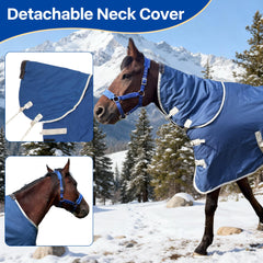 XUANNIAO Winter 1200D blanket back view highlights full coverage and warmth