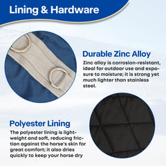 XUANNIAO Winter 1200D blanket waterproof layer demonstrates rain protection during turnout