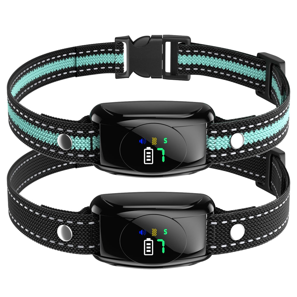 Xuwibaje two-pack no shock bark collars for multi-dog training and consistency