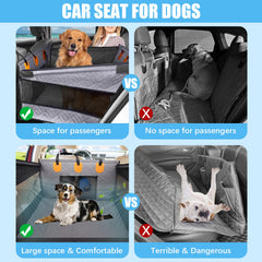 XUYEDOGLSH backseat-extender-fit-most-cars shows flexible placement for family travel.