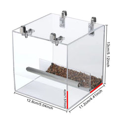 Xxmbbjy anti-slip stand bird feeder close-up highlights secure placement during active play.