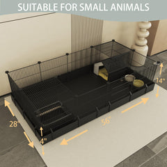 Xymoso 16-panel playpen with door for easy pet entry and exit.