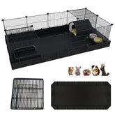 Xymoso DIY guinea pig cage with waterproof bottom for easy cleaning.