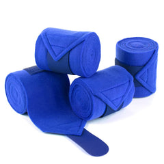 Y.J TAILS blue set of 4 polo wraps for leg protection during training