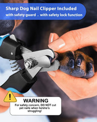 YABIFE dog nail-trimmers grinder in action for fast trimming.