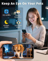 Yakry night vision clip enables clear after-dark monitoring of meals.