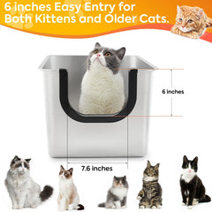 Yangbaga litter box corner placement image shows space-saving design for compact rooms.