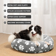 Yaning Donut Bed raised rim supports head and neck alignment